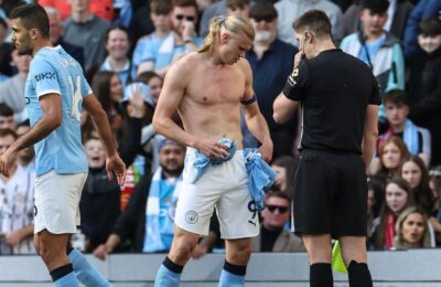 Haaland's partner not happy with game 'scratches'