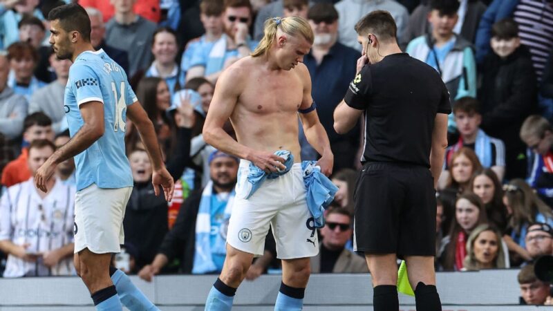 Haaland’s partner not happy with game ‘scratches’