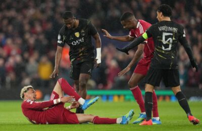 Hugo Ekitike out of World Cup as ruptured Achilles curtails his Liverpool season