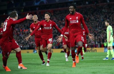 ‘I didn’t celebrate Divock Origi’s quick corner goal properly. We just looked at each other and started laughing’ Fabinho on the most memorable moment of his career