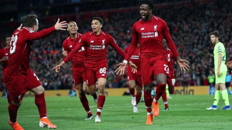 ‘I didn’t celebrate Divock Origi’s quick corner goal properly. We just looked at each other and started laughing’ Fabinho on the most memorable moment of his career