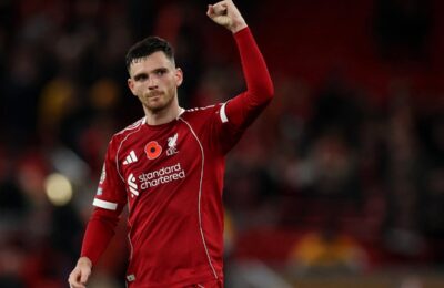 ‘It’s been a hell of a journey’: Andy Robertson to leave Liverpool at end of season