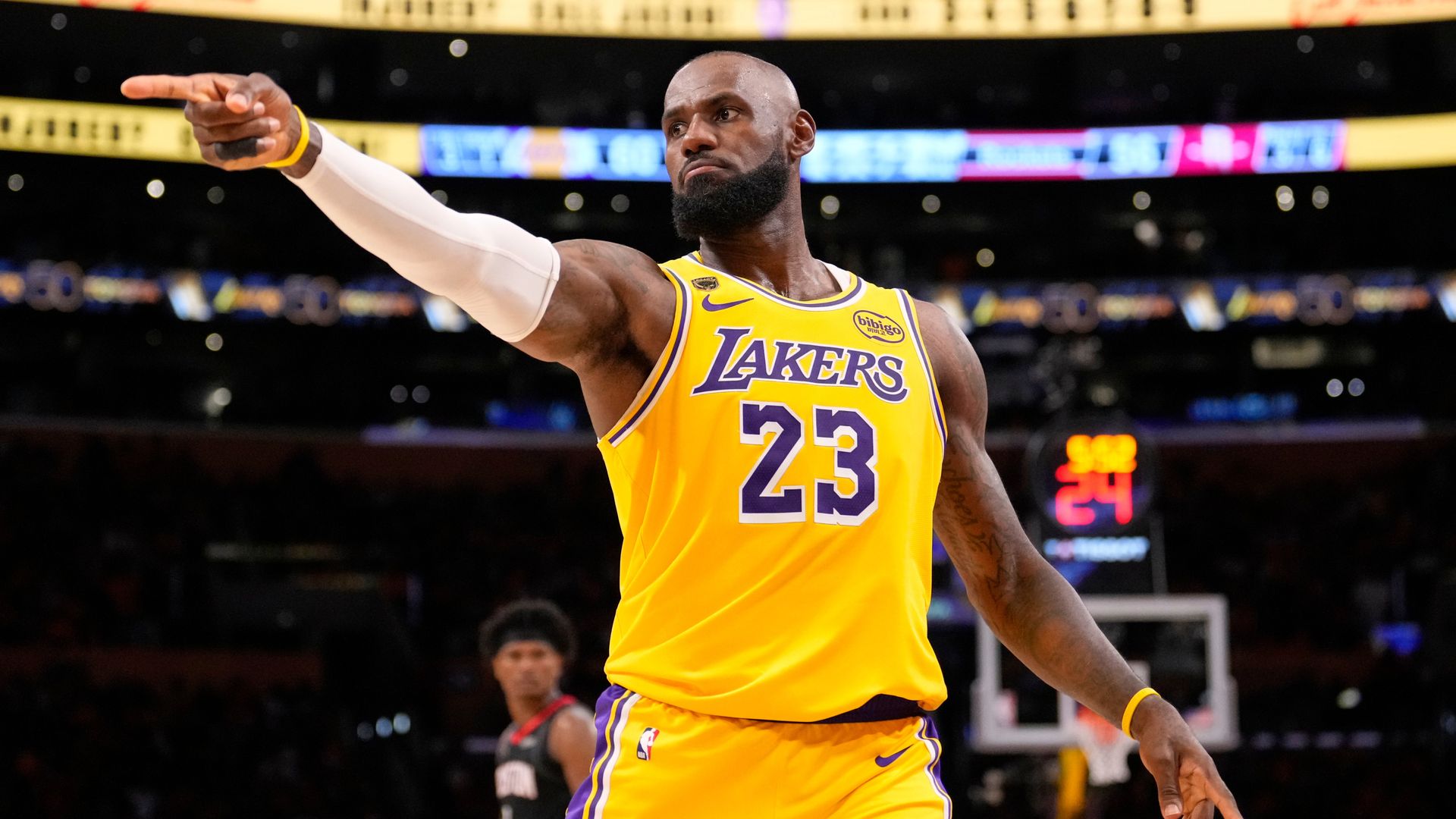 LeBron leads Lakers to shock game one win over Rockets