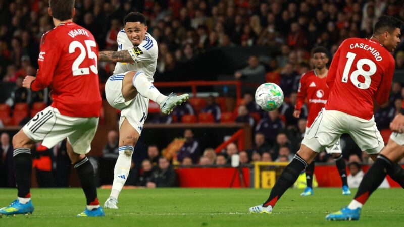 Leeds beats Manchester United in Premier League at Old Trafford after 45 years; Okafore nets brace