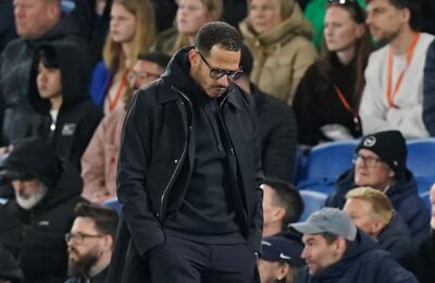 Liam Rosenior faces fan fury as Chelsea suffer Brighton hammering