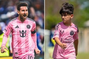 Lionel Messi’s son Ciro shows he may have double his dad’s soccer IQ with a flurry of goals