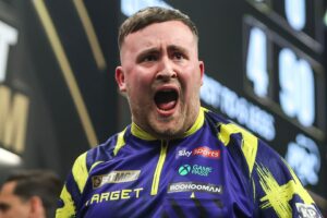 Littler closes gap at top of Premier League table with win over Clayton in Liverpool