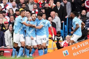Manchester City player ratings vs Arsenal: Cherki magic, Haaland winner as title race explodes