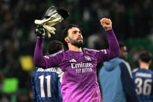 Analysis: Mikel Arteta hails ‘best in the world’ David Raya after Arsenal victory in Lisbon