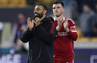 Mo Salah pens emotional farewell to Andy Robertson after Liverpool summer exit decision