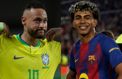 Neymar imitated a curious gesture Lamine Yamal made against Atlético Madrid: coincidence or tribute?