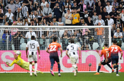 Picture: Pinsoglio’s note helping Di Gregorio save penalty in Juventus 2 0 Genoa