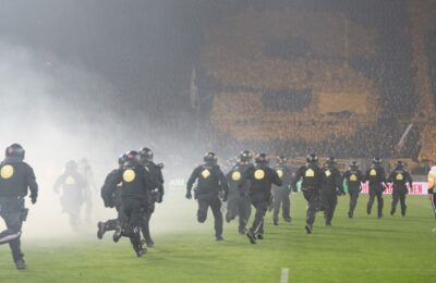 Police investigate after fan unrest in Germany