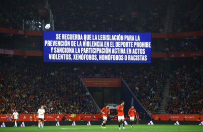 Police launch investigation into Islamophobic chants during Spain’s World Cup warm up clash with Egypt