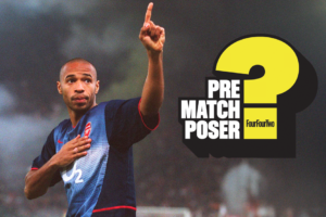 Pre-Match Poser no.23: Can you answer this elite-level football quiz question?