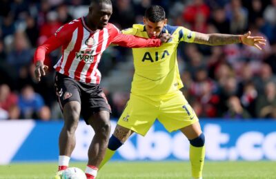 Ref Watch: Should Brobbey have been sent off for Romero push?