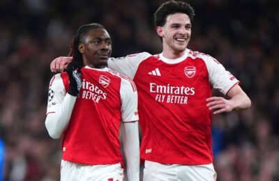 Rice and Eze start for Arsenal vs Sporting LIVE!