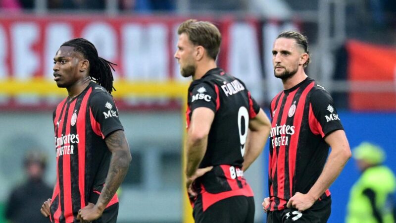 Serie A: AC Milan jeered off the field after shock 3-0 home loss to Udinese
