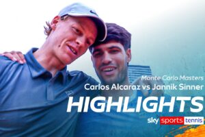 Sinner back to world No 1 with Monte Carlo final victory over Alcaraz