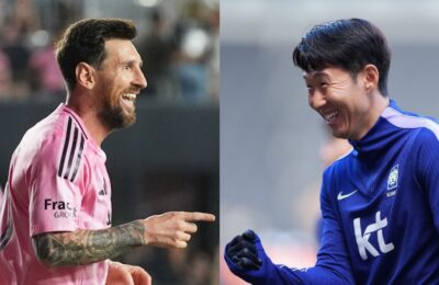 Son Heung min tied Lionel Messi's major MLS record