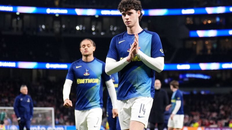 Tottenham players urged to follow example of Archie Gray in relegation battle