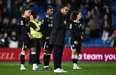 Two Chelsea stars brutally singled out for ‘awful’ performance against Brighton during 3 0 defeat