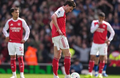 Two major problems for Arsenal as their PL title bid wobbles