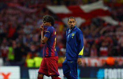 UEFA Champions League — Raphinha apologizes for gesture toward Atletico fans after Barcelona’s exit