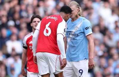 VAR review: Should Arsenal's Gabriel have been sent off for headbutt on Haaland?