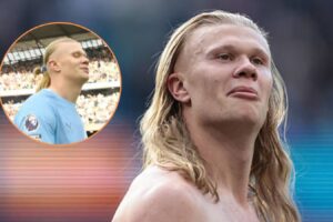 Watch: Erling Haaland’s cheeky full-time moment vs Arsenal goes viral after Man City win
