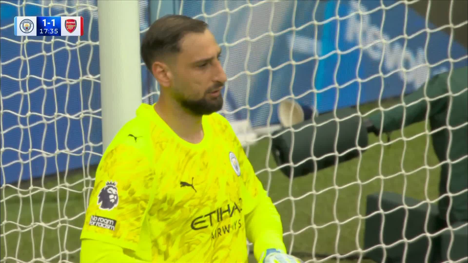 Watch: Gianluigi Donnarumma with a horrific howler as Kai Havertz equalises immediately