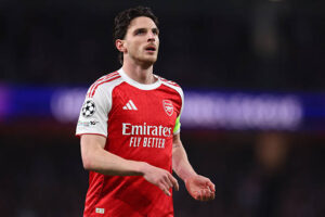 Report: “Who cares what people think” – Arsenal star Declan Rice fires back at critics after 0-0 draw vs Sporting