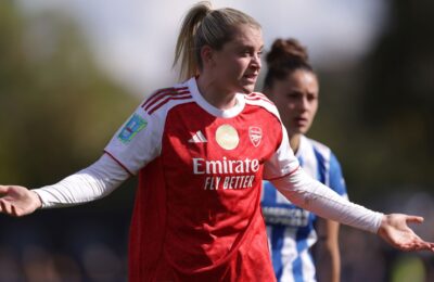 Women’s FA Cup: Brighton stun Arsenal to reach semis as Liverpool beat Charlton