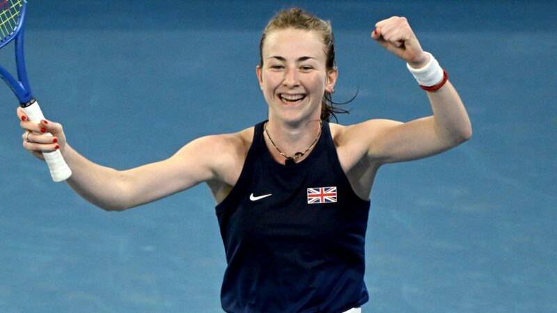 World No 275 Stojsavljevic puts depleted Britain on brink of Billie Jean King Cup win