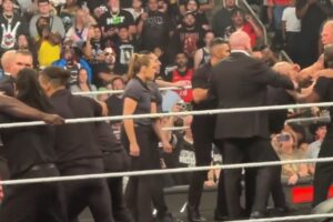 WWE Raw: What Happened Between Brock Lesnar and Oba Femi Off-Air
