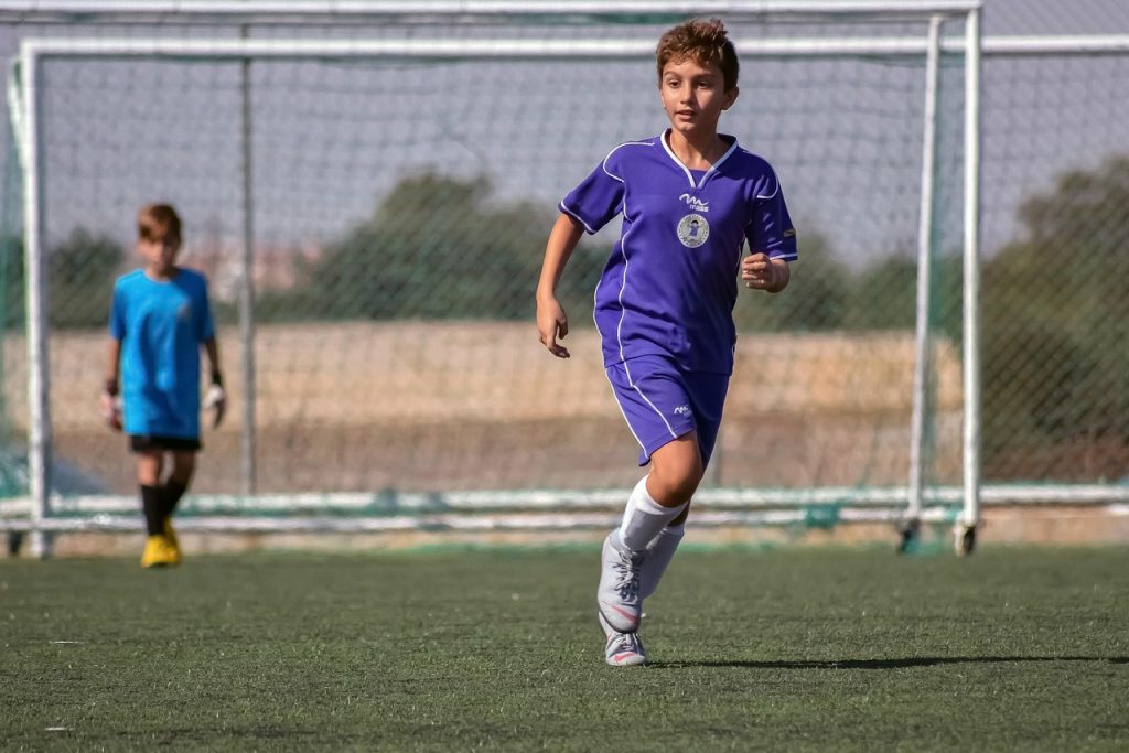 football players during a match