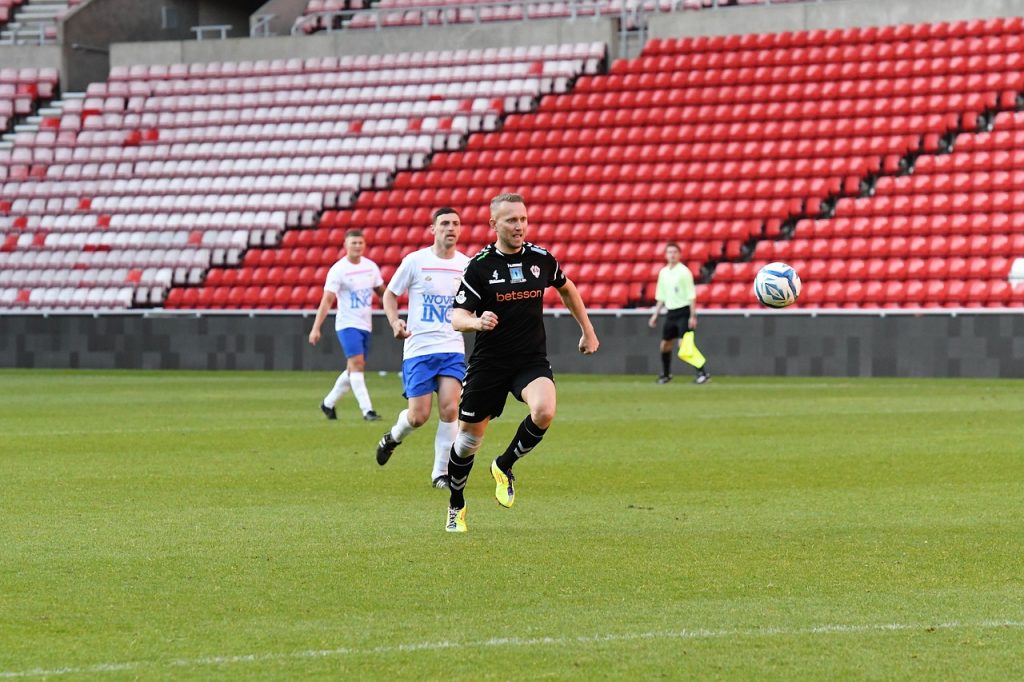 Sunderland players during a match